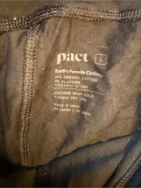 Pact Black Leggings